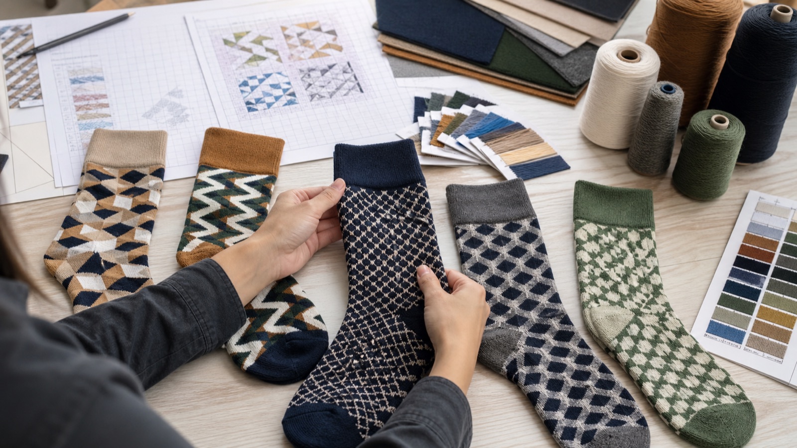 Designing Custom Patterns for Bamboo Socks