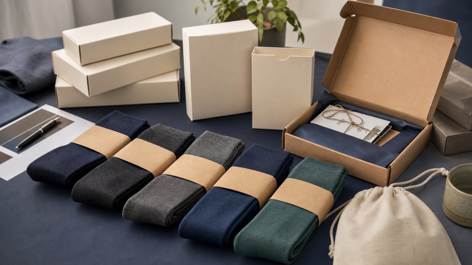 Private-Label Packaging for Bamboo Socks